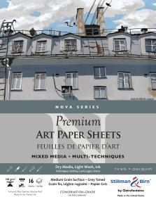 492214 Nova Series Grey Premium Art Sheet Pack_face 492214 Nova Series Grey Premium Art Sheet Pack_face