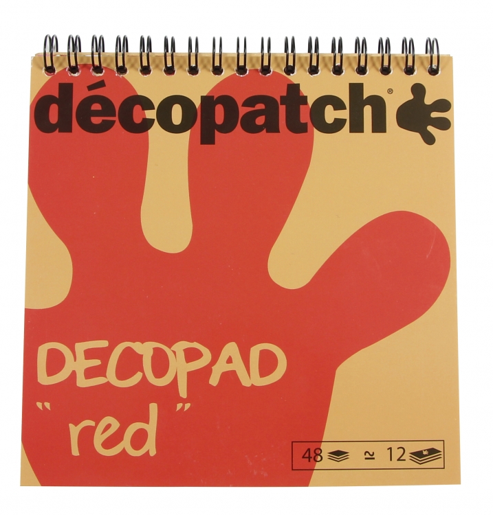 BLOC03O Decopatch Decopad - Red