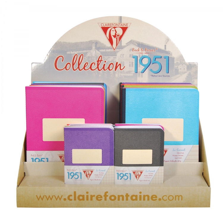 90092 Clairefontaine Clothbound Notebook "1951" - Display