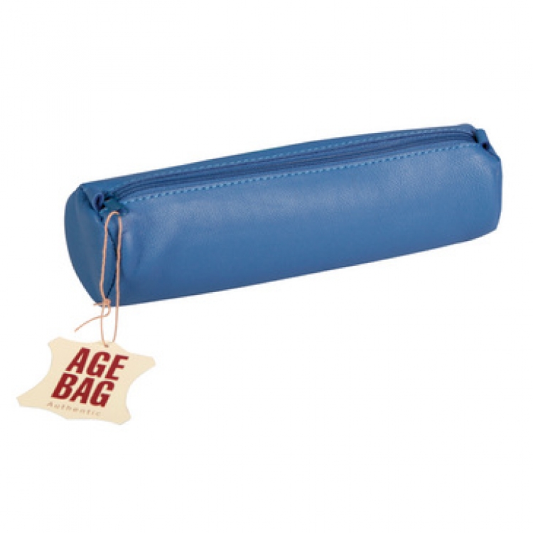77023C Clairefontaine Leather Pencil Cases - Blue