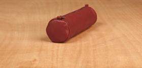 77029C Clairefontaine Leather Pencil Cases - Red