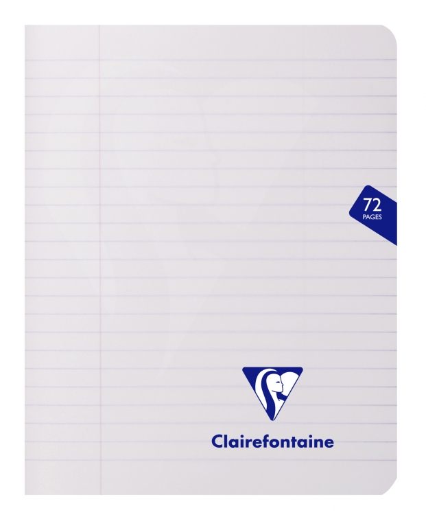 300363C Clairefontaine Mimesys Staplebound Notebook - White