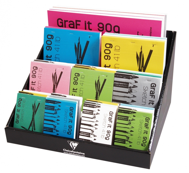 84281 Clairefontaine GraF it Sketch Pad - Display