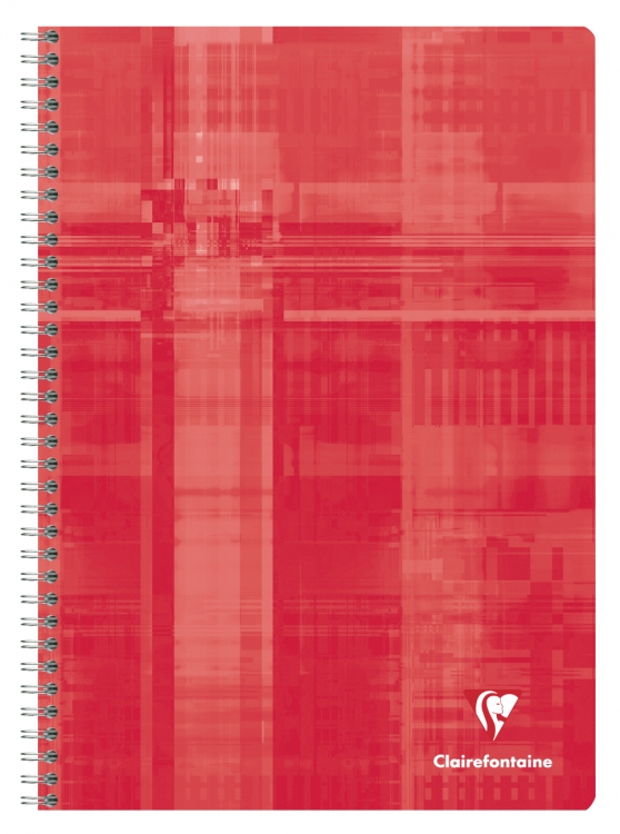 685462 / 681652 Clairefontaine Classic Wirebound Notebook - Red