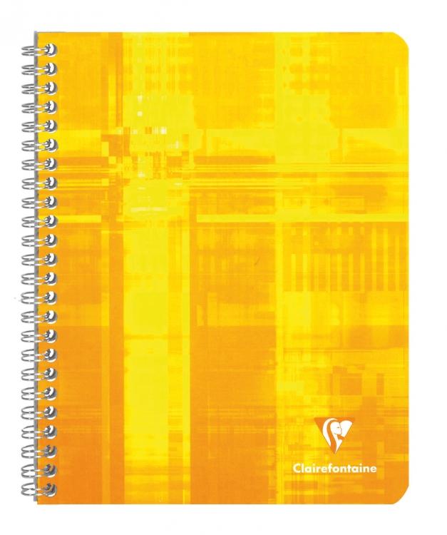 883C Clairefontaine Wirebound Notebook - Yellow
