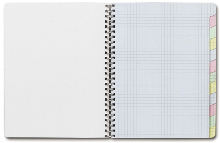8139 Clairefontaine Wirebound Multiple Subjects Notebook - Interior