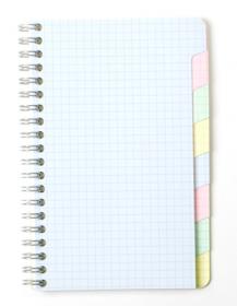 8809 Clairefontaine Wirebound Multiple Subjects Notebook - Interior