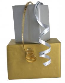 95796 Clairefontaine Kraft Papers - Gold & Silver