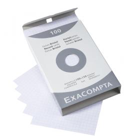 13202 Exacompta Index Cards - Graph 100 cards 