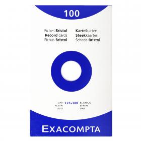 13303 Exacompta Index Cards - Blank 100 cards 