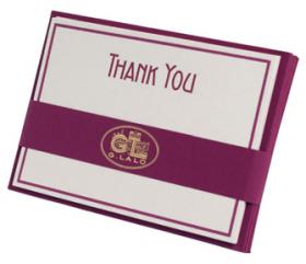 G. Lalo Bordered "Thank You" - Package