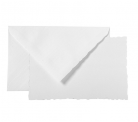 250/50 G. Lalo "Verge de France" Deckle-Edged Correspondence - Extra White