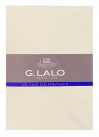 21416L G. Lalo "Vergé de France" Envelopes - Ivory