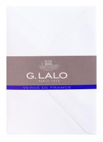 21450L G. Lalo "Vergé de France" Envelopes - Extra White