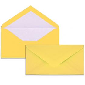 22719L G. Lalo "Vergé de France" 25 envelopes matching 127/ - Yellow