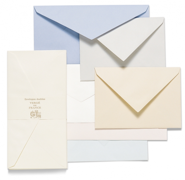 214/ 227/ G. Lalo "Vergé de France" Envelopes - Group (Closed)