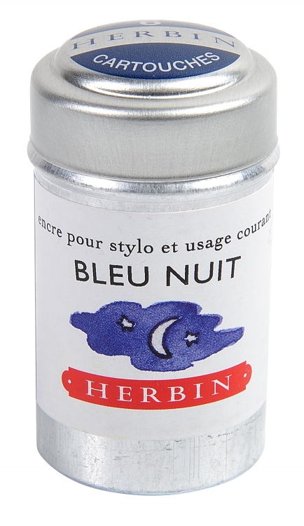 20119T Fountain Pen Inks Cartridges - Bleu Nuit