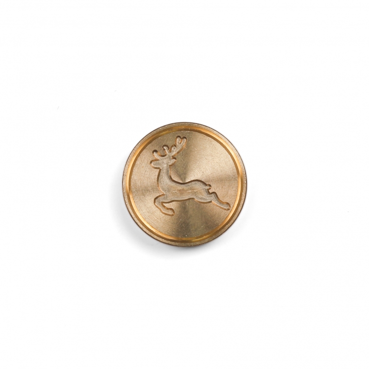 40406T Reindeer Brass Seal