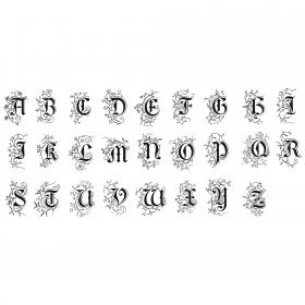 400/ Brass Seal - Illuminated Alphabet