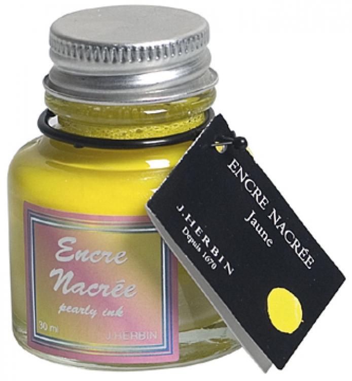 H132/50 Herbin Yellow Pearlescent Ink