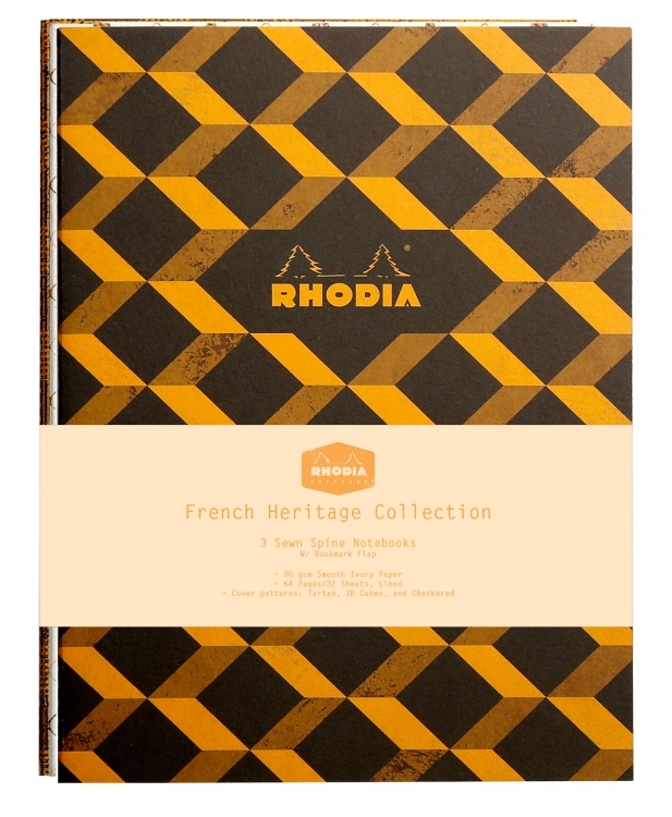 Rhodia Heritage Collection - Pack of 3