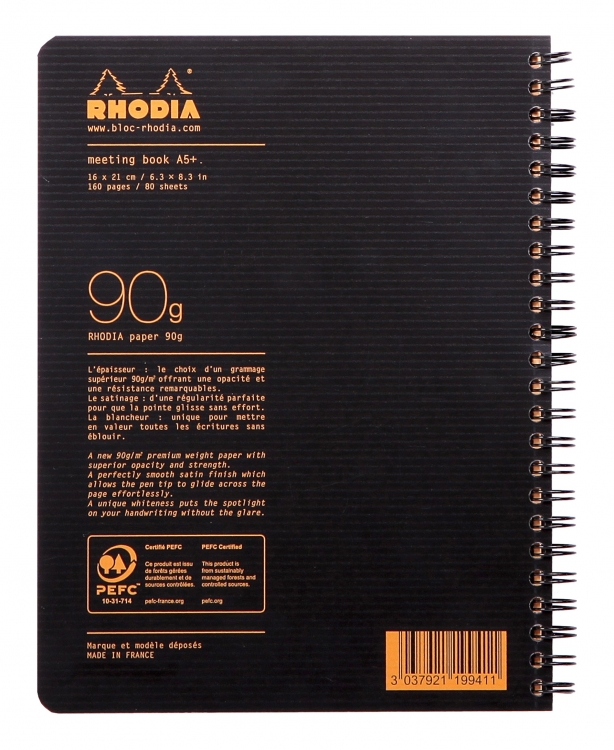 119941C Rhodia Rhodiactive Meeting Book (Back)