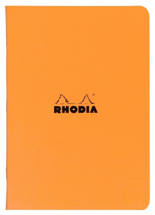 119168C Rhodia Slim Staplebound Notebook - Orange