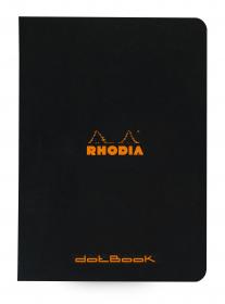 119186C Rhodia Slim Staplebound Notebook - Black