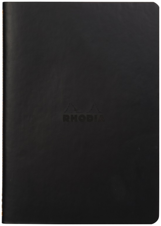 116452C Rhodia Rhodiarama Sewn Spine Notebook - Black