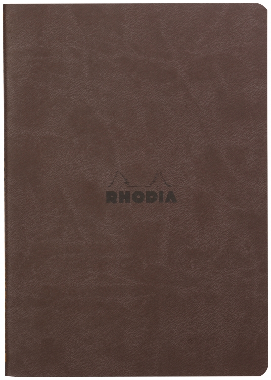 116453C Rhodia Rhodiarama Sewn Spine Notebook - Chocolate