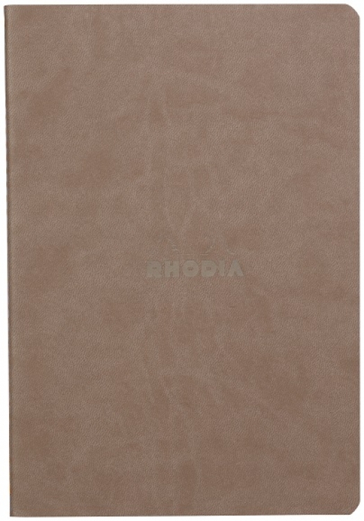116454C Rhodia Rhodiarama Sewn Spine Notebook - Taupe