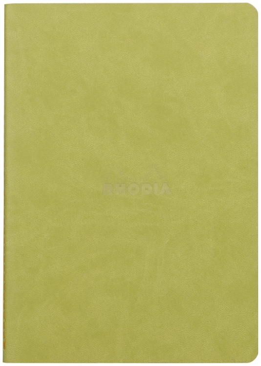 116456C Rhodia Rhodiarama Sewn Spine Notebook - Anise