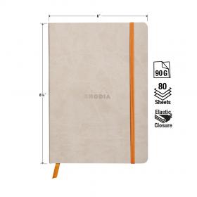 117405C, 117455C Rhodiarama Softcover Notebooks - Measurements