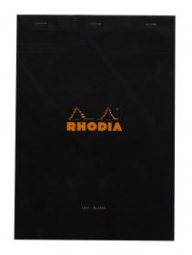 180009C Rhodia Staplebound Notepad - Black
