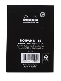 12559C Rhodia Staplebound Notepad - Black