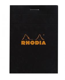 112009C Rhodia Staplebound Notepad - Black
