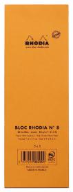 8200C Rhodia Staplebound Notepad - Orange