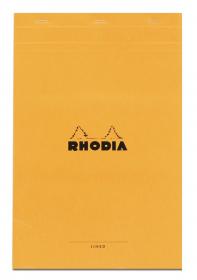 19600C Rhodia Staplebound Notepad - Orange