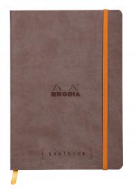 117743C Rhodia Softcover Goalbook Chocolate