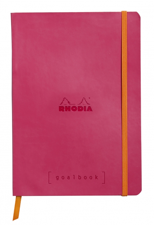 117752C Rhodia Softcover Goalbook Raspberry