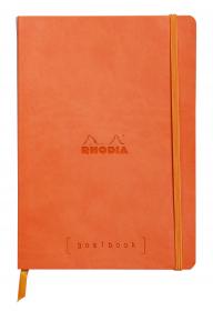 117754C Rhodia Softcover Goalbook Tangerine