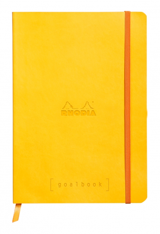 117756C Rhodia Softcover Goalbook Yellow 