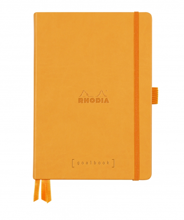 118785C Rhodia Hardcover Goalbook Orange