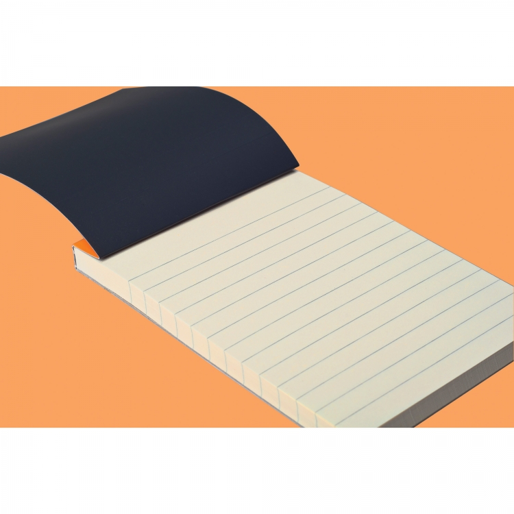 122011C "R" Premium Orange Stapled Notepads - Opened