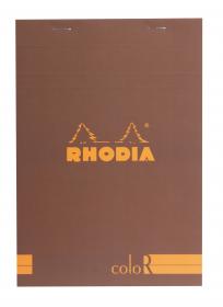 16963C Rhodia ColoR Pads - Chocolate Front