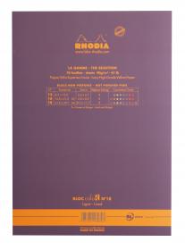 18970C Rhodia ColoR Pads - Violet (Back)