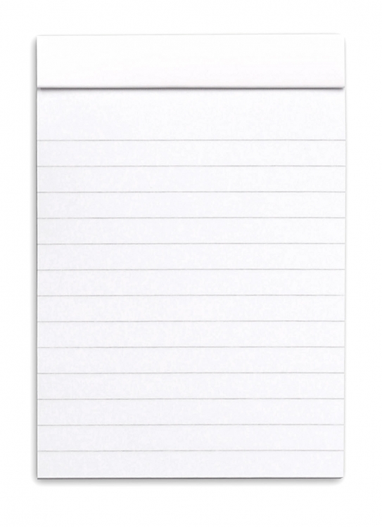12601C Rhodia “Ice” Notepads - Lined 3 x 4 Opened