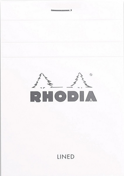 12601C Rhodia “Ice” Notepads - Lined 3 x 4 Closed