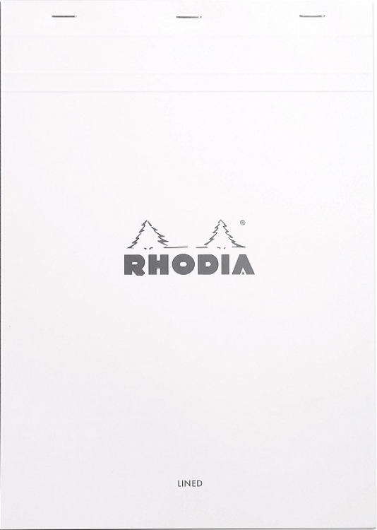 18601C Rhodia “Ice” Notepads - Lined 8 ¼ x 11 ¾ Closed