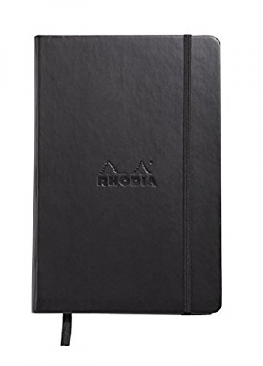 118609C Rhodia Lined Webnotebook - Black